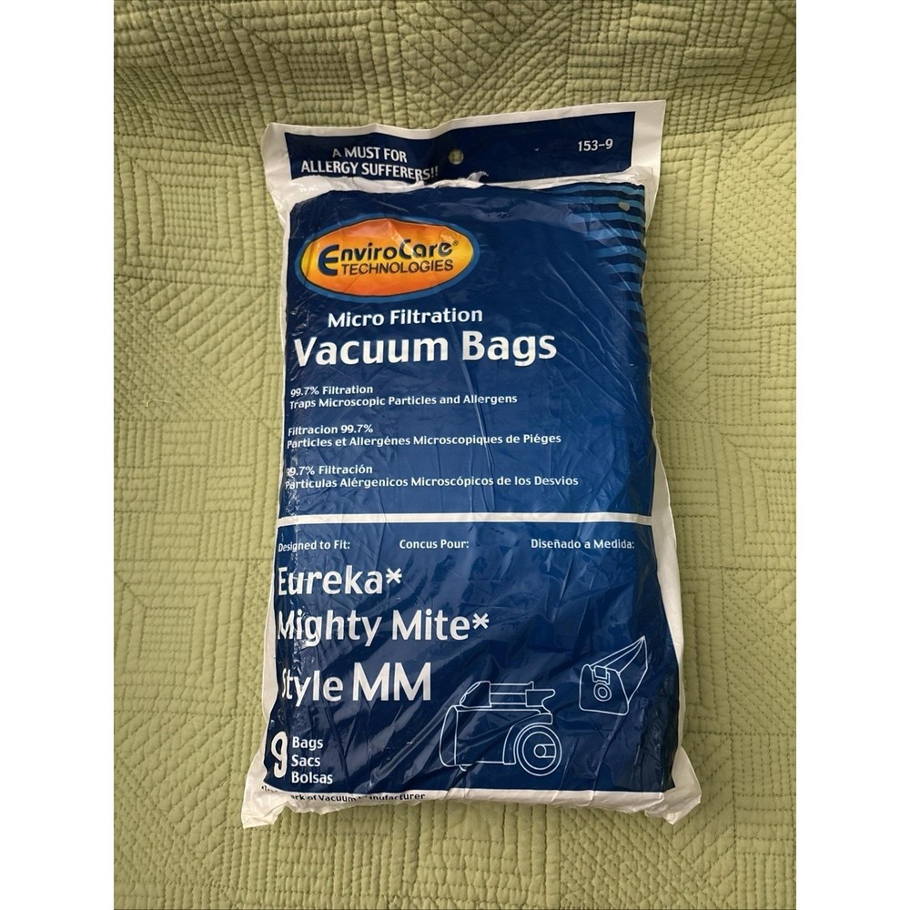 7 Eureka Type MM Mighty Mite Canister Vacuum Cleaner Bags New Open Bag